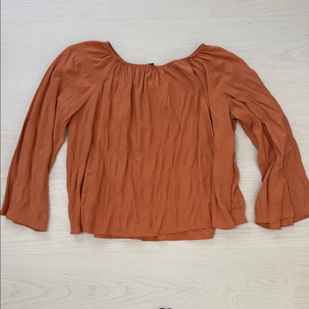 Elizabeth and James Terracotta Blouse